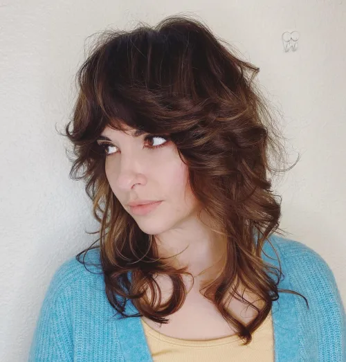 Classic Wolf Cut Hairstyle