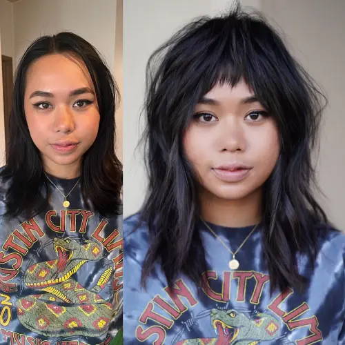 Cute Shag Haircut for Straight Hair