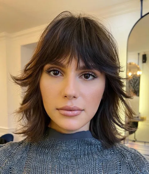 Trendy Shoulder Length Wolf Cut