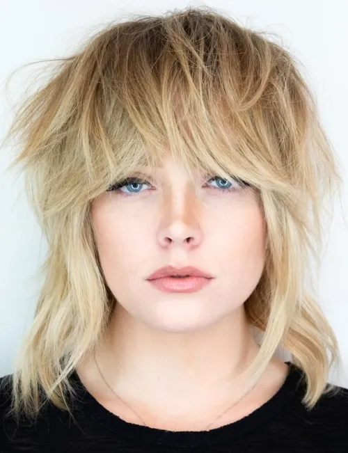 Wolf Cut for Medium Length Hair