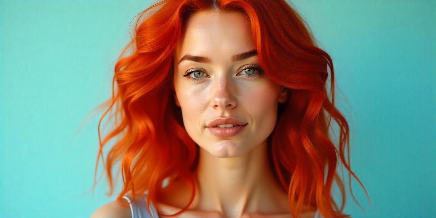 "Vibrant red hair color ideas showcasing copper, ginger, cinnamon, cherry cola, and garnet shades on models with soft waves, straight hair, and curls, perfect for women of all ages."