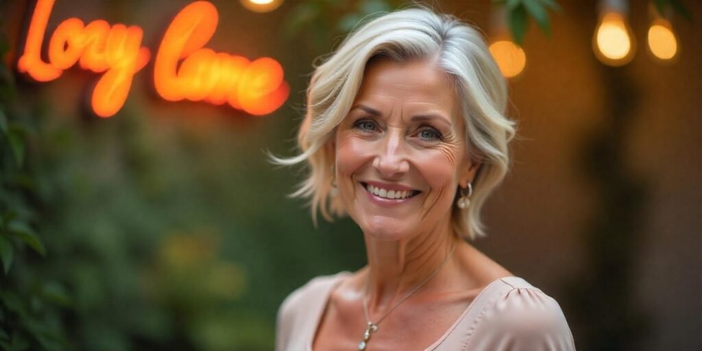 "Short wedge haircut for fine hair, offering a youthful and modern look for women aged 50+, featuring textured layers that add volume and elegance."