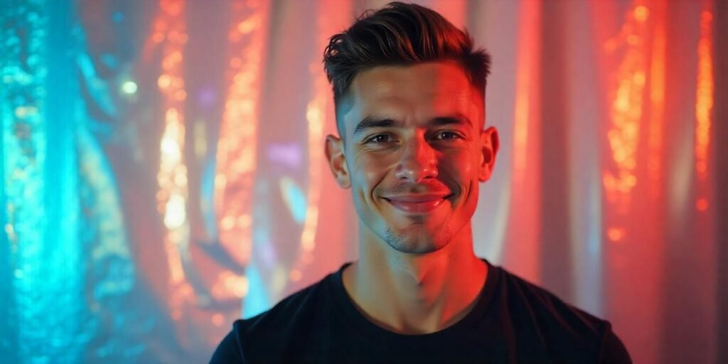 "Realistic taper haircut for men showing a smooth transition from short to long hair."