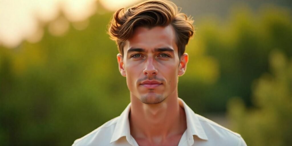 Layered crop hairstyle for diamond face shape, trendy and textured, with a relaxed romantic vibe