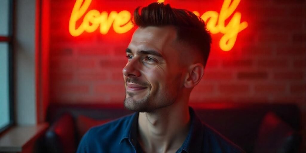"Low fade haircut for men with clean, sophisticated style and natural facial features"

